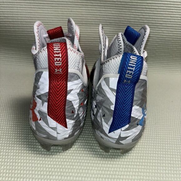 Under Armour UA Spotlight Clone MC LE USA Football Cleats Men Size 13 3026335100 - Picture 4 of 9